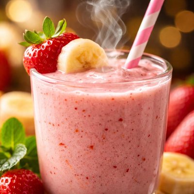 Image of Strawberry Banana Yogurt Smoothie