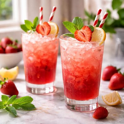 Image of Strawberry Bomb Cocktail Drink
