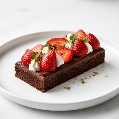 Image of Strawberry Brownie Tart