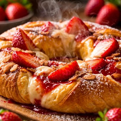 Image of Strawberry Cheese Ring