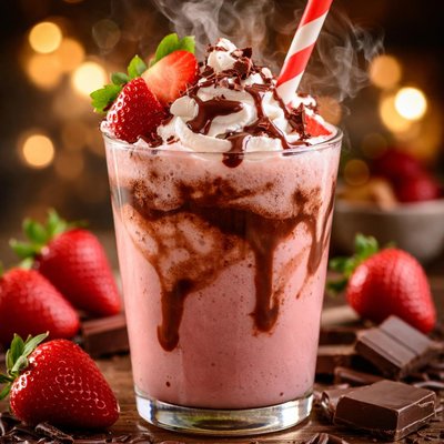Image of Strawberry Chocolate Milkshake