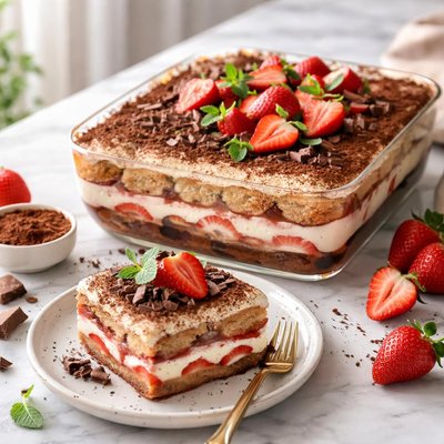 Image of Strawberry Chocolate Tiramisu