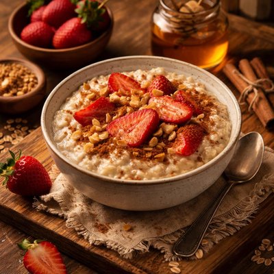 Image of Strawberry Cinnamon Oatmeal