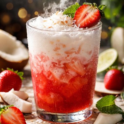 Image of Strawberry Coconut Cream Soda