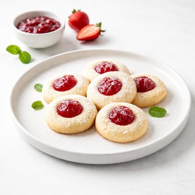 Image of Strawberry Cookies Czechoslovakian