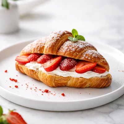 Image of Strawberry Croissant