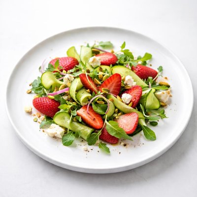 Image of Strawberry Cucumber Salad