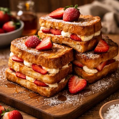 Image of Strawberry French Toast Sandwiches
