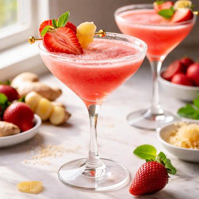 Image of Strawberry Ginger Martini