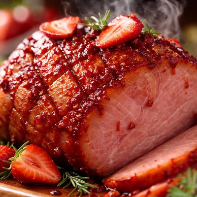 Image of Strawberry Glazed Ham
