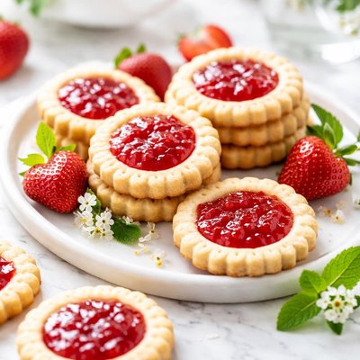 Image of Strawberry Jam Tarts Cookies