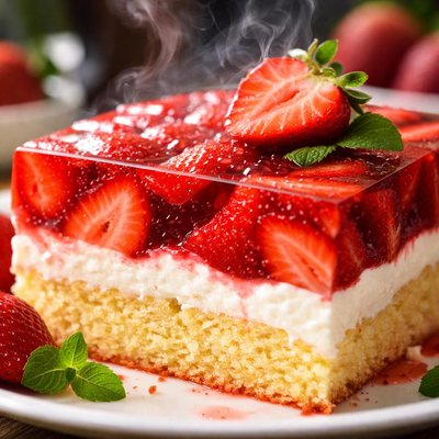 Image of Strawberry Jell O Cake