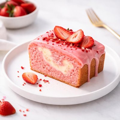 Image of Strawberry Jello Pudding Bread