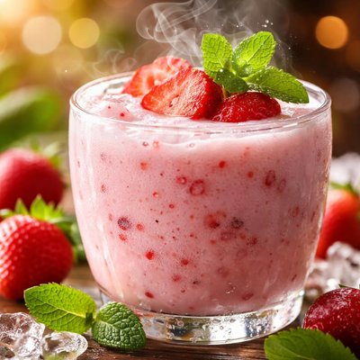Image of Strawberry Joghurt Summer Drink