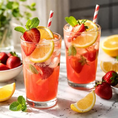 Image of Whole30 Strawberry Lemonade