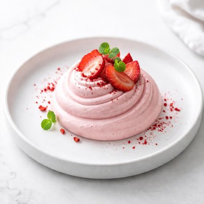Image of Vegan Strawberry Mousse