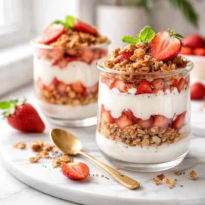 Image of Vegan Strawberry Parfait