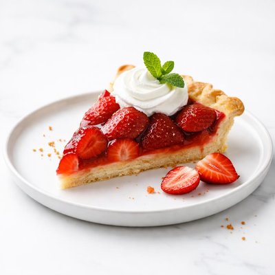 Image of Strawberry Pie Simple and Southern