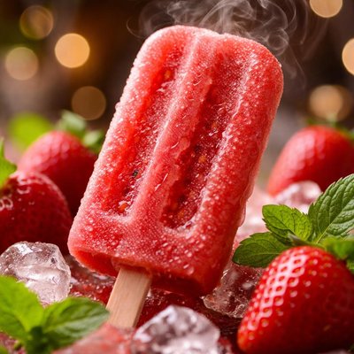 Image of Strawberry Popsicle