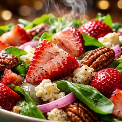 Image of Strawberry Salad W Poppy Seed Dressing
