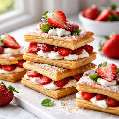 Image of Strawberry Shortcake Puff Pastry