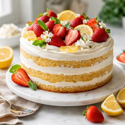 Image of Strawberry Sunshine Cake