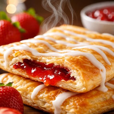 Image of Vegan Strawberry Toaster Strudel