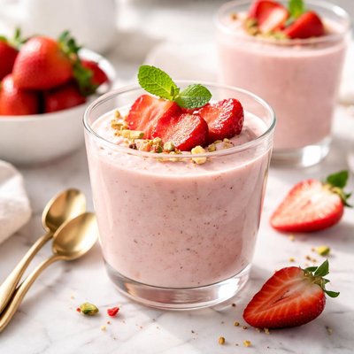 Image of Strawberry Tofu Mousse