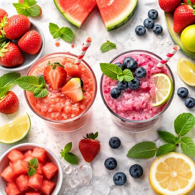 Image of Strawmelon and Waterberry Slushie