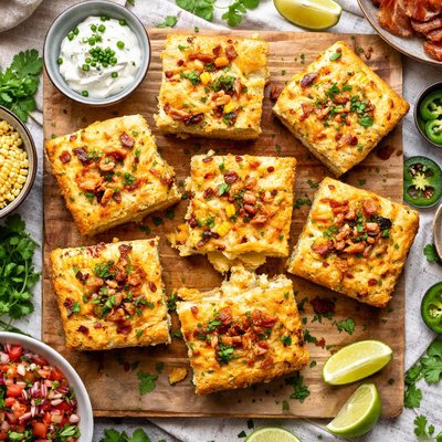 Image of Stuffed Cornbread