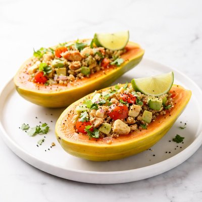 Image of Stuffed Papaya Boats