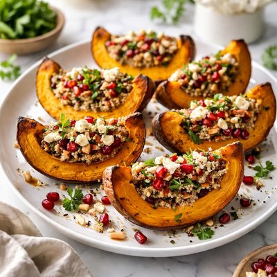 Image of Stuffed Pumpkin Wedges