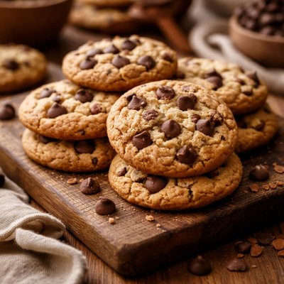 Image of Vegan Subway Style Chocolate Chip Cookies