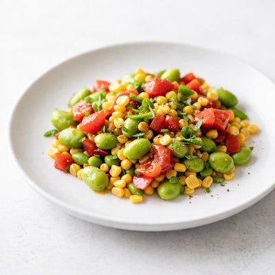 Image of Succotash with Corn and Lima Beans