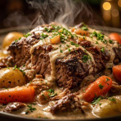 Image of Succulent Sour Cream Pot Roast