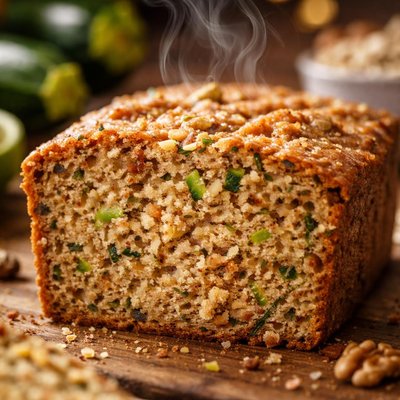 Image of Succulent Zucchini Bread Low Calorie Egg Free