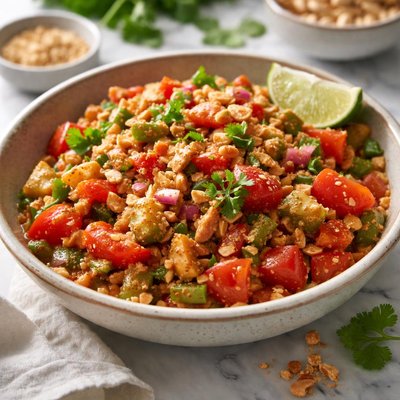 Image of Sudanese Tomato Salad Salata Tomatim Bel Daqua
