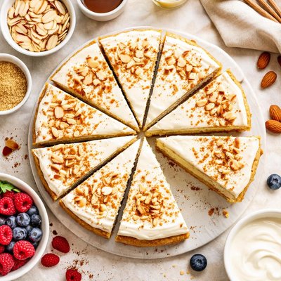 Image of Sugar-Free Vanilla Almond Cake