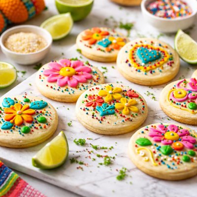 Image of Sugar Cookies with Mexican Flair