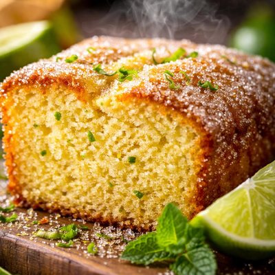 Image of Sugar Crusted Lime Cake