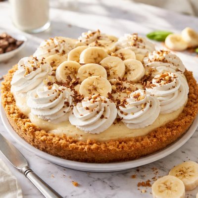 Image of Sugar Free Banana Cream Pie