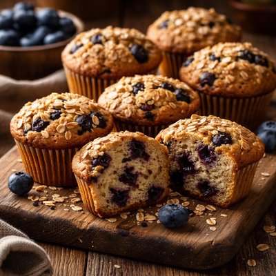 Image of Sugar Free Blueberry Muffins