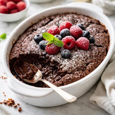 Image of Sugar Free Brownie Pudding Cake