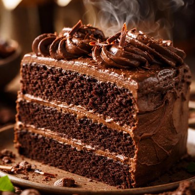 Image of Sugar Free Chocolate Cake with Chocolate Buttercream Icing