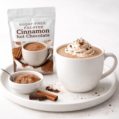 Image of Sugar Free Fat Free Cinnamon Hot Chocolate Mix