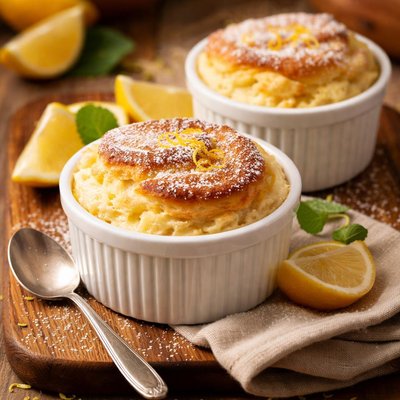Image of Sugar Free Lemon Ricotta Souffle South Beach Diet Friendly