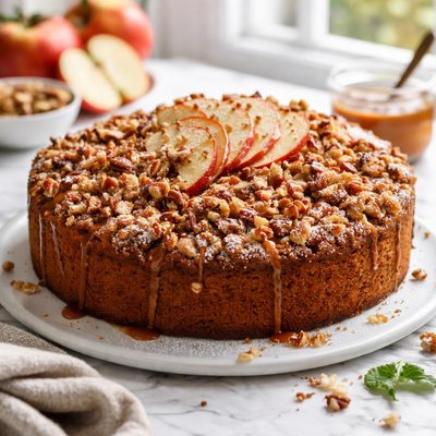 Image of Sugar N Spice Apple Nut Cake
