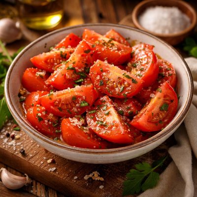 Image of Sugar Salt Vinegar Red Tomatoes
