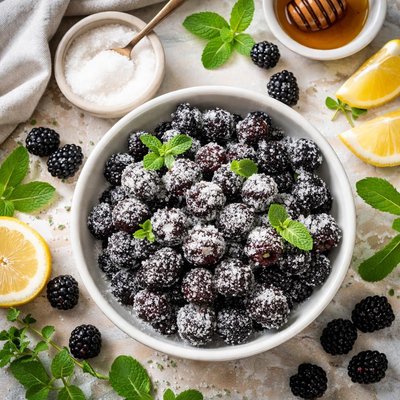 Image of Sugared Blackberries