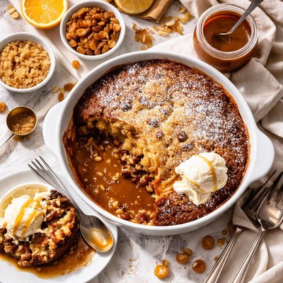 Image of Sultana Caramel Self Saucing Pudding